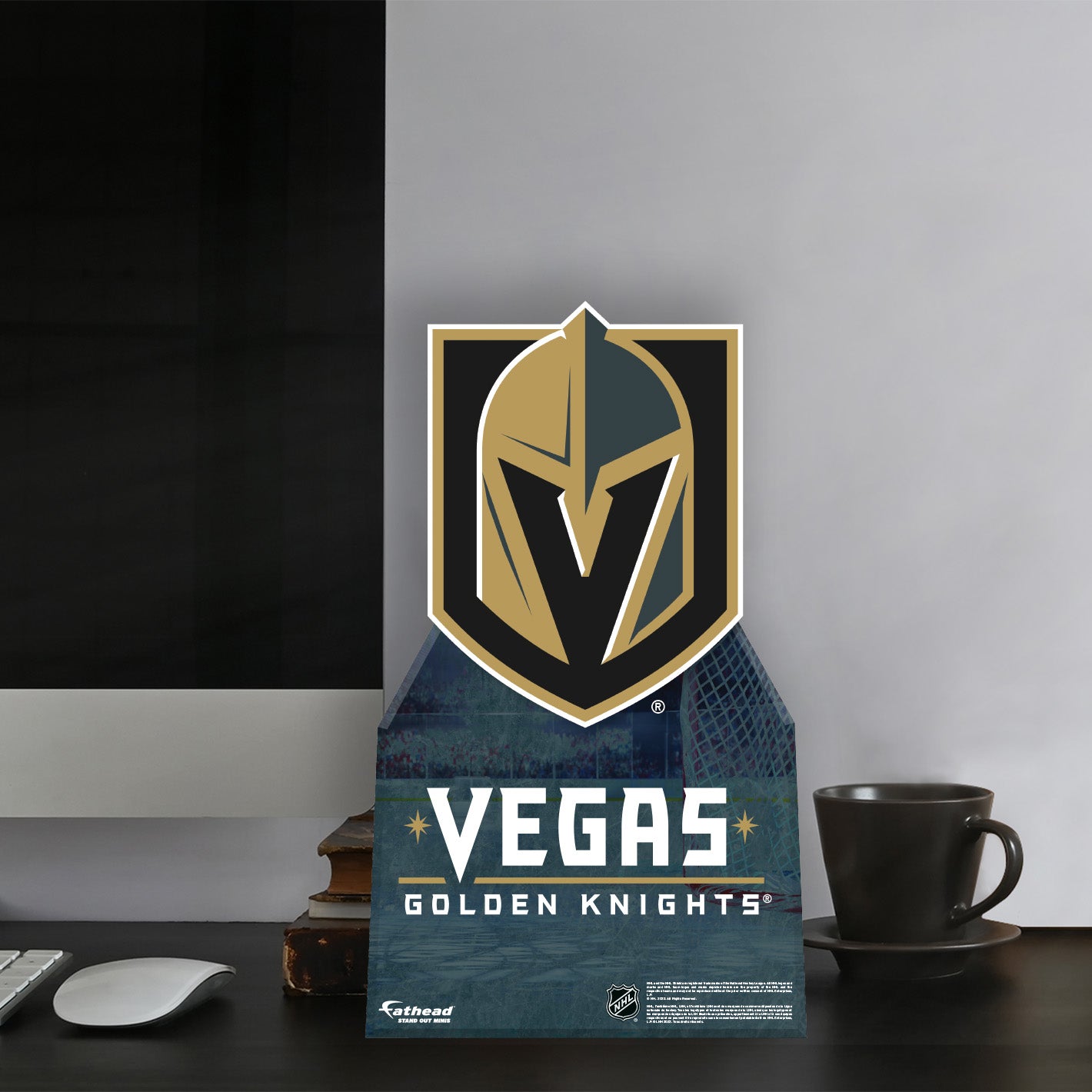 Vegas Golden Knights:   Logo  Mini   Cardstock Cutout  - Officially Licensed NHL    Stand Out