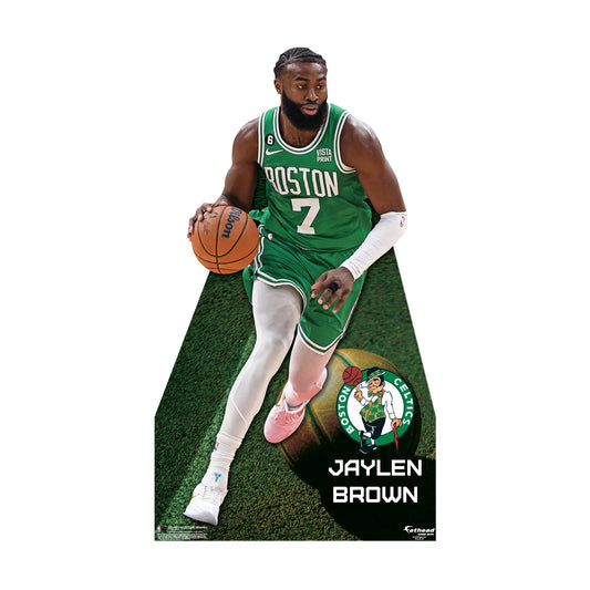 Boston Celtics: Jaylen Brown Life-Size Foam Core Cutout - Officially Licensed NBA Stand Out