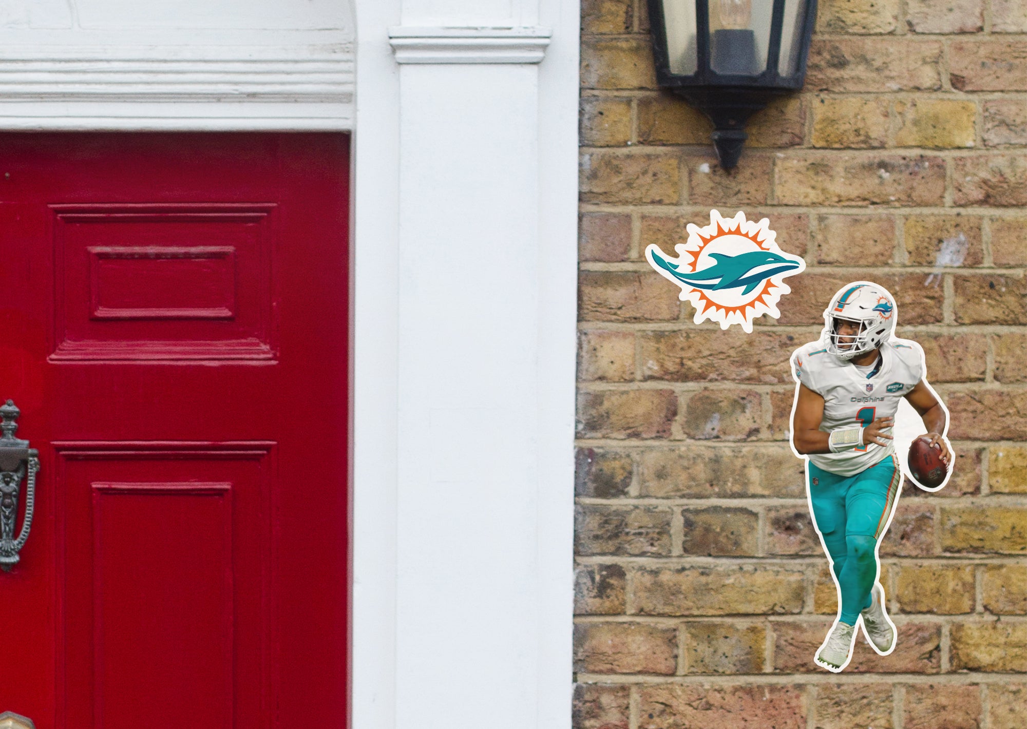 Miami Dolphins Door Decor Miami Dolphins Door Cover Miami 