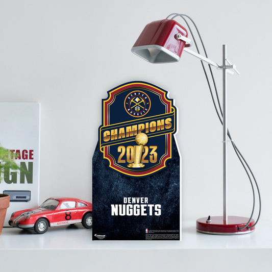 Denver Nuggets: 2023 Champions Mini Cardstock Cutout - Officially Licensed NBA Stand Out