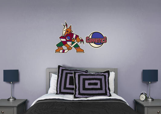 Arizona Coyotes:   Kachina RealBig Logo        - Officially Licensed NHL Removable Wall   Adhesive Decal