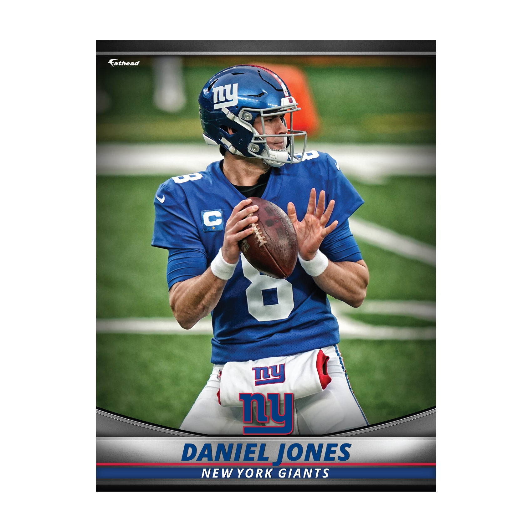 New York Giants: Daniel Jones 2022 - Officially Licensed NFL Removable –  Fathead