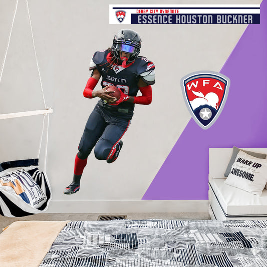 Derby City Dynamite: Essence Houston Buckner - Officially Licensed WFA Removable Adhesive Decal