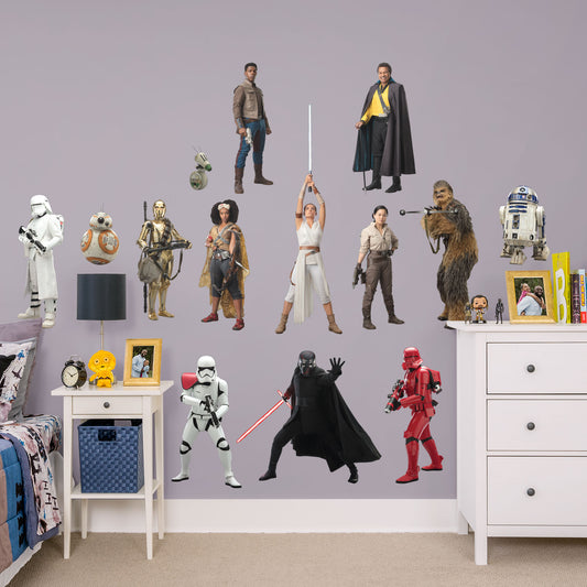 Star Wars: The Rise of Skywalker Collection - Officially Licensed Removable Wall Decals