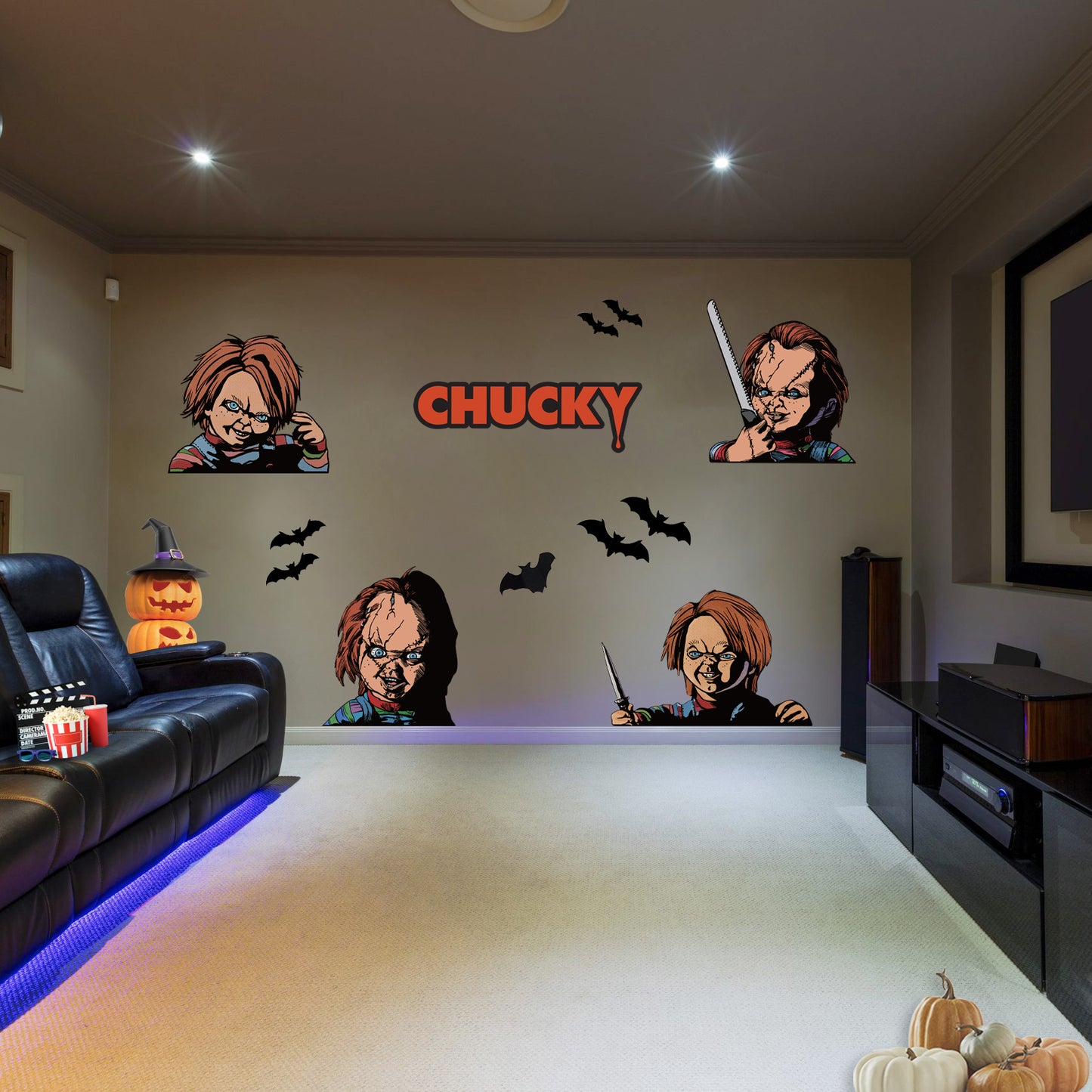 Chucky: Chucky Peekers Collection        - Officially Licensed NBC Universal Removable     Adhesive Decal