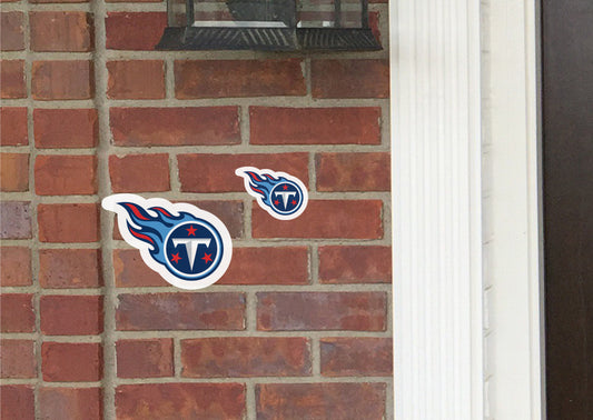 Tennessee Titans:  Alumigraphic Logo Minis        - Officially Licensed NFL    Outdoor Graphic