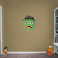 Halloween: Frankenstein Head Icon        -   Removable Wall   Adhesive Decal