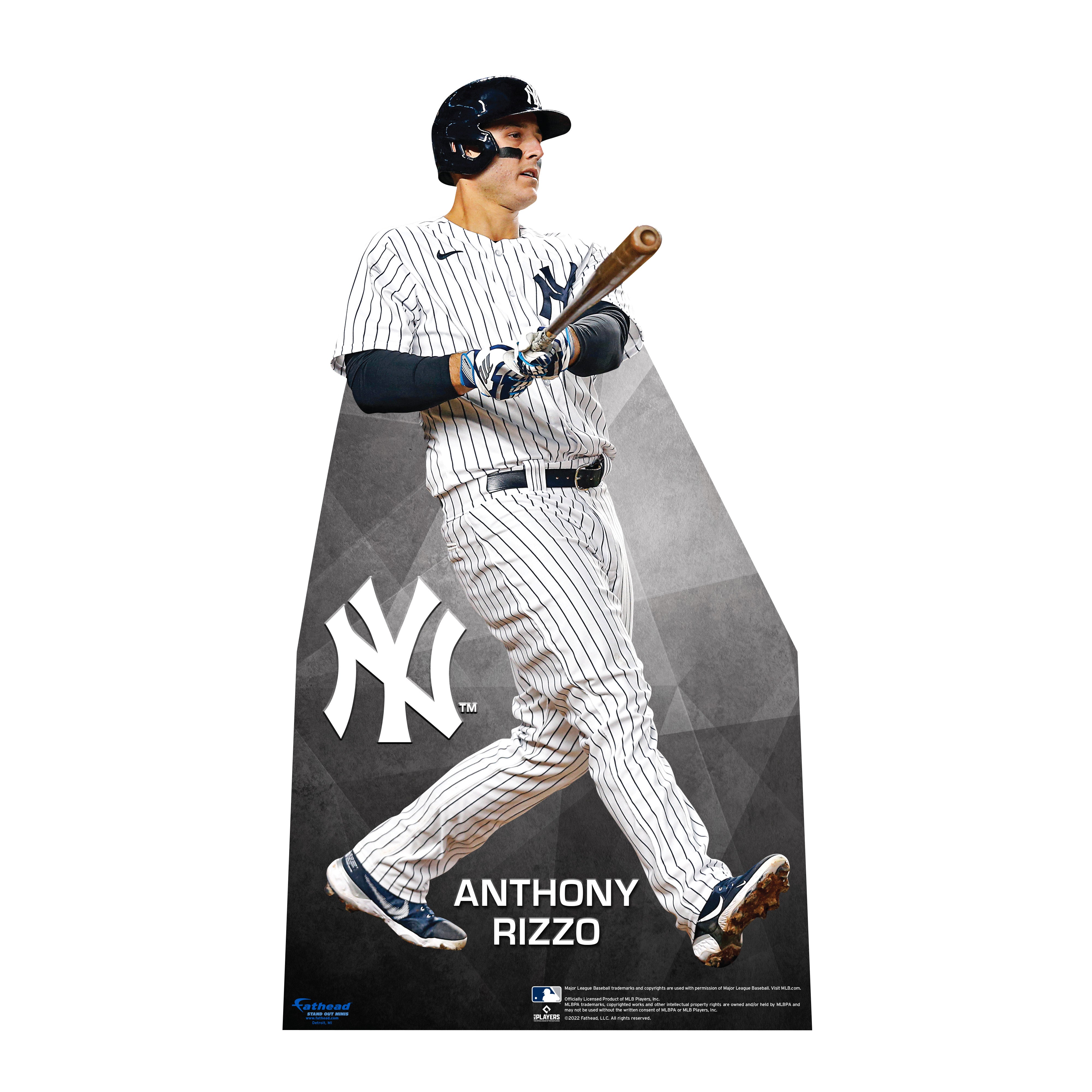New York Yankees: Anthony Rizzo 2022 Mini Cardstock Cutout - Officiall