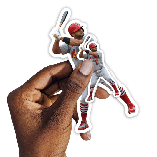 St. Louis Cardinals: Albert Pujols  Player Minis        - Officially Licensed MLB Removable     Adhesive Decal
