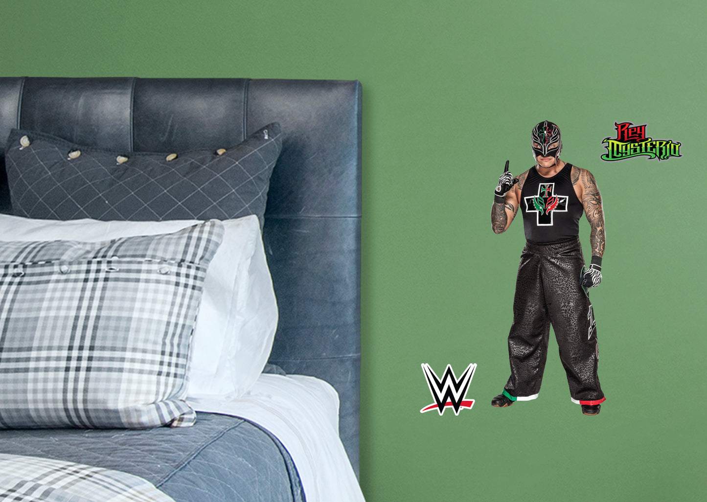 Rey Mysterio         - Officially Licensed WWE Removable Wall   Adhesive Decal