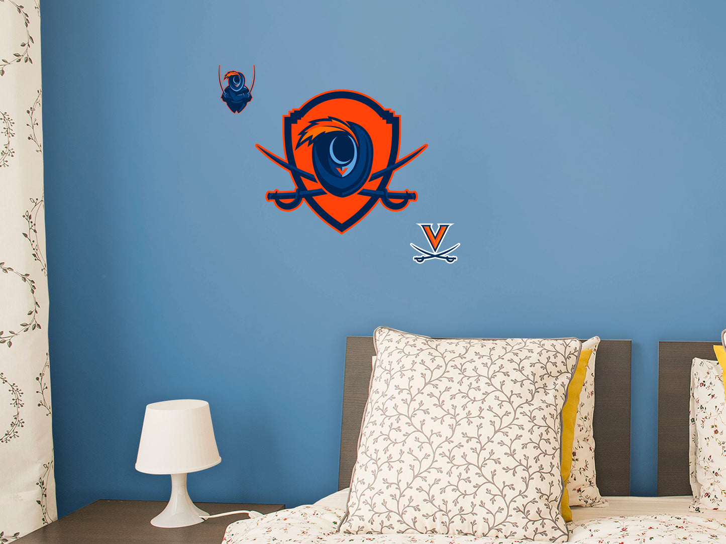 Virginia Cavaliers: Shield Logo - Officially Licensed NCAA Removable Adhesive Decal