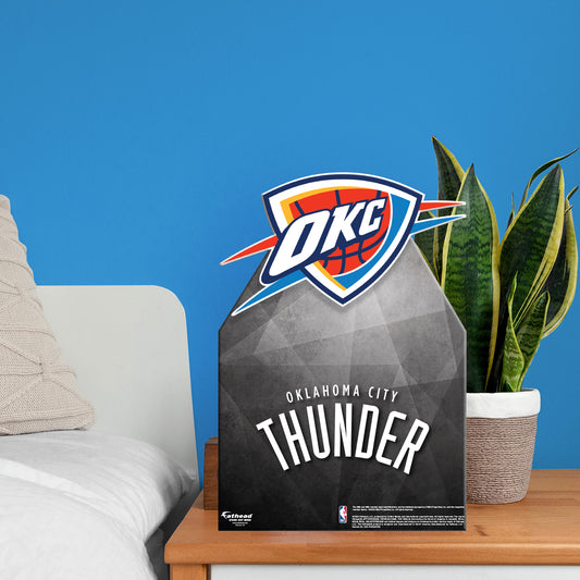Oklahoma City Thunder: Logo Mini Cardstock Cutout - Officially Licensed NBA Stand Out