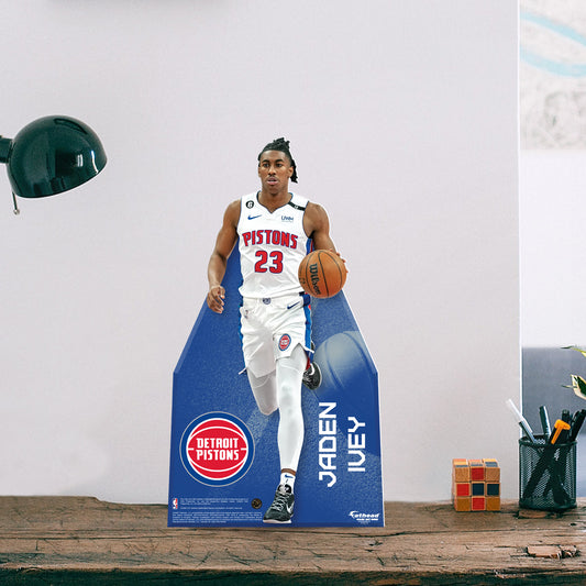Detroit Pistons: Jaden Ivey Mini Cardstock Cutout - Officially Licensed NBA Stand Out