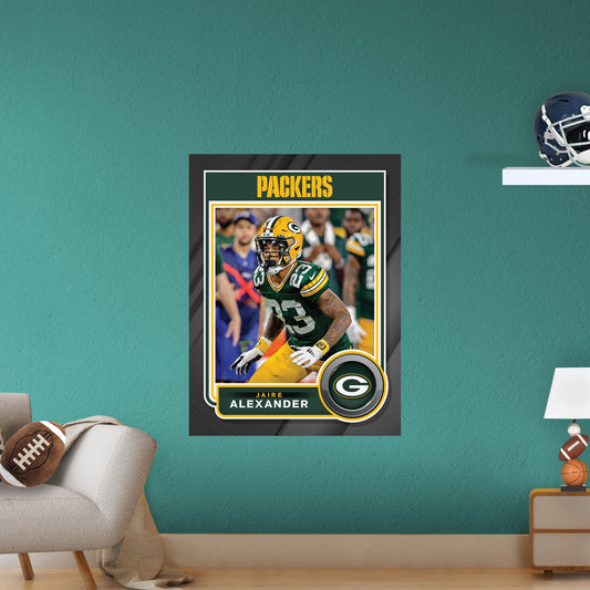 Green Bay Packers: Jaire Alexander Poster - Officially Licensed NFL Removable Adhesive Decal