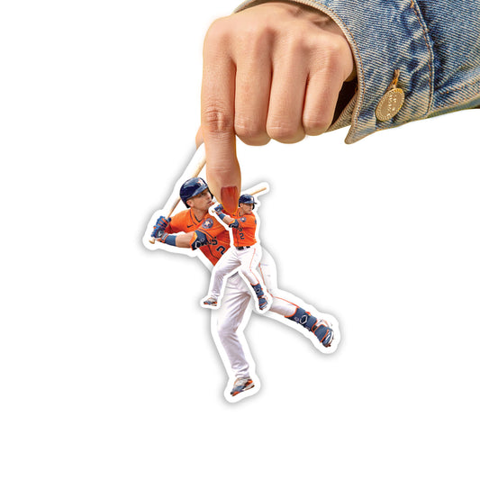 Houston Astros: Alex Bregman  Player Minis        - Officially Licensed MLB Removable     Adhesive Decal