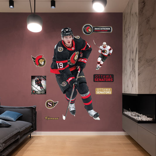 Ottawa Senators: Drake Batherson - Officially Licensed NHL Removable Adhesive Decal