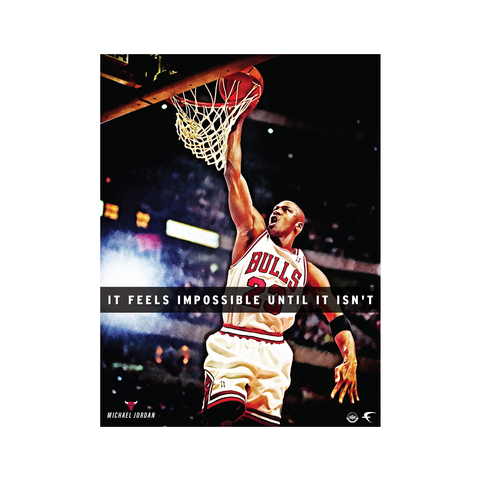 Chicago Bulls: Michael Jordan Air Poster - Officially Licensed NBA Rem –  Fathead