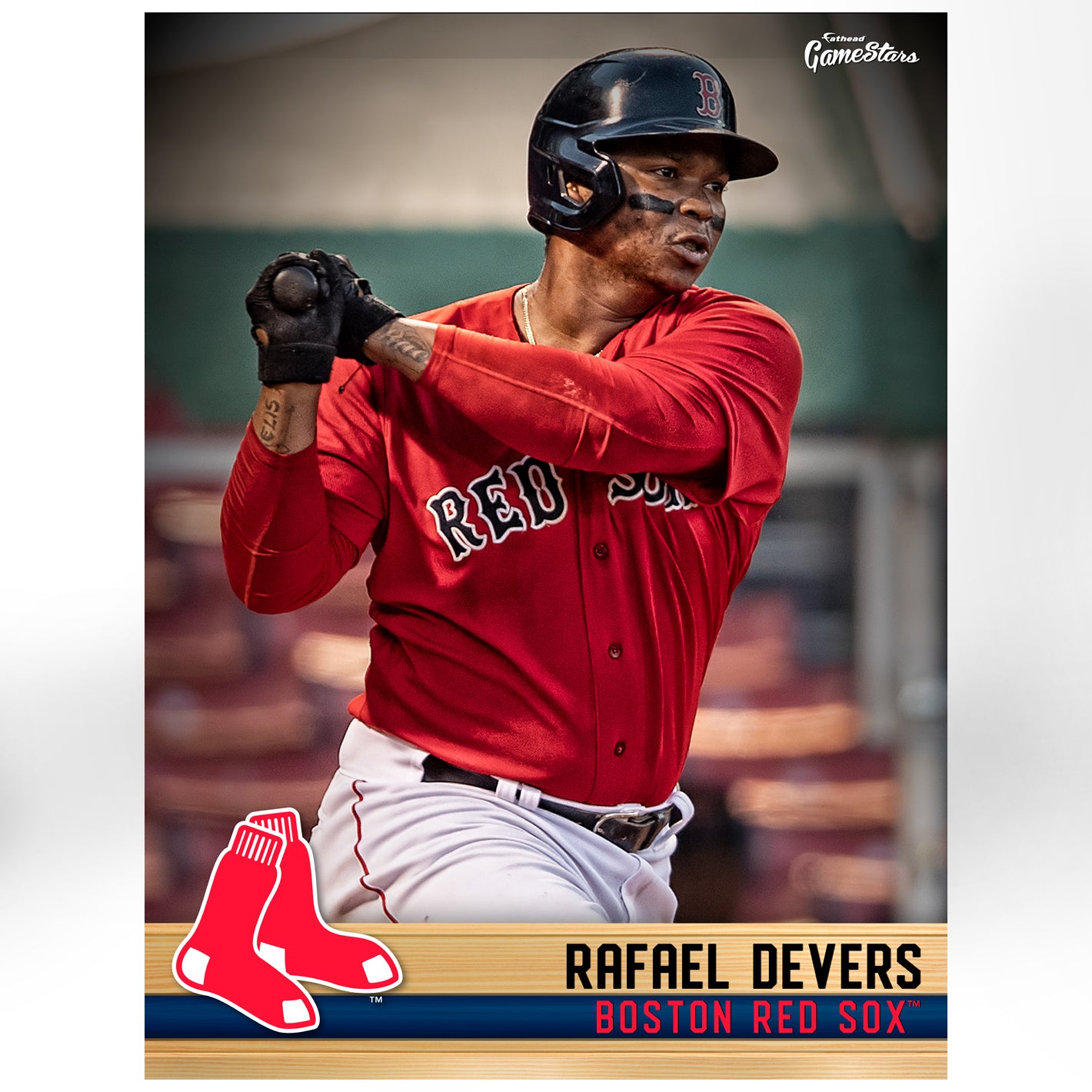 Mens MLB Team Apparel Boston Red Sox RAFAEL DEVERS Baseball Shirt