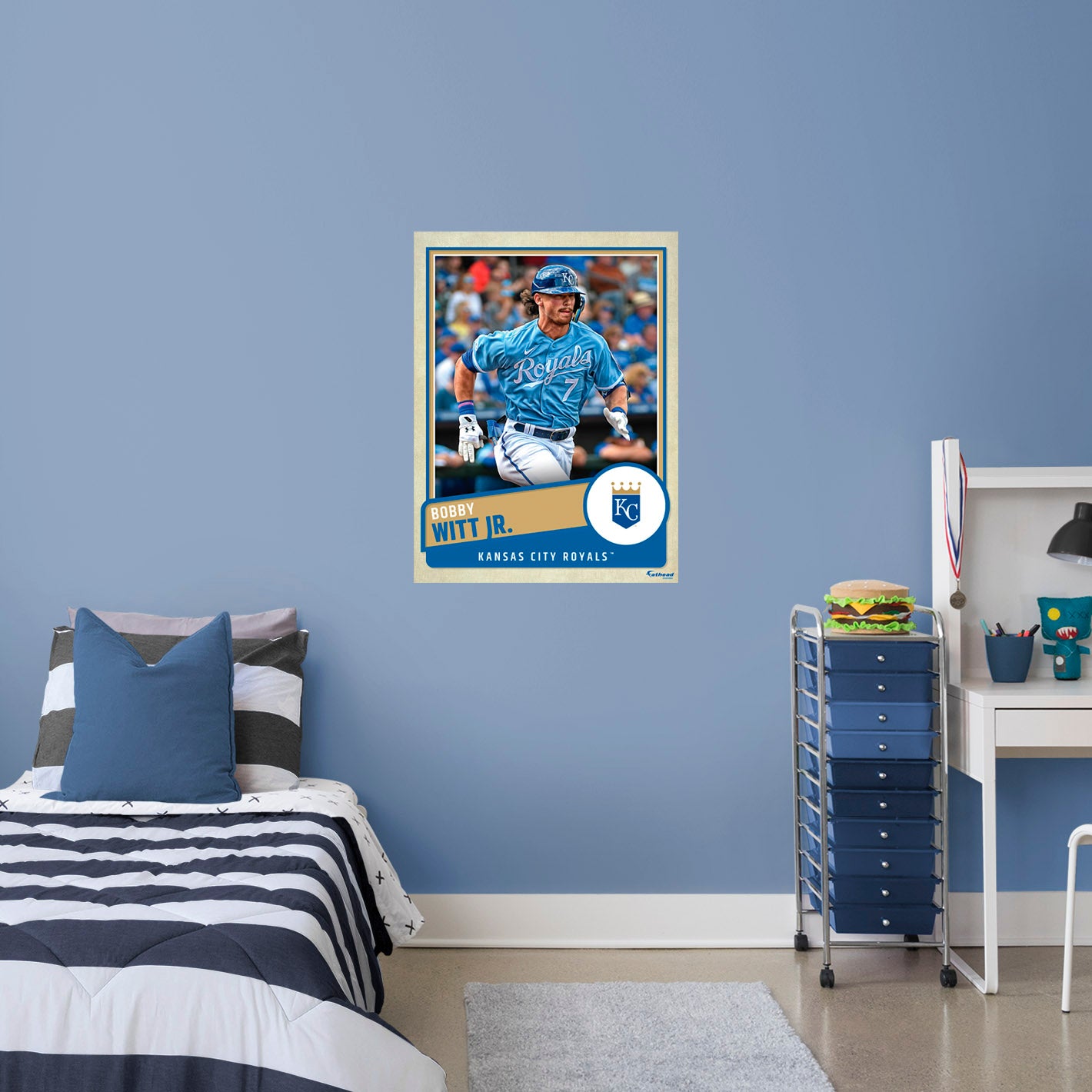Kansas City Royals: Bobby Witt Jr.  Poster        - Officially Licensed MLB Removable     Adhesive Decal