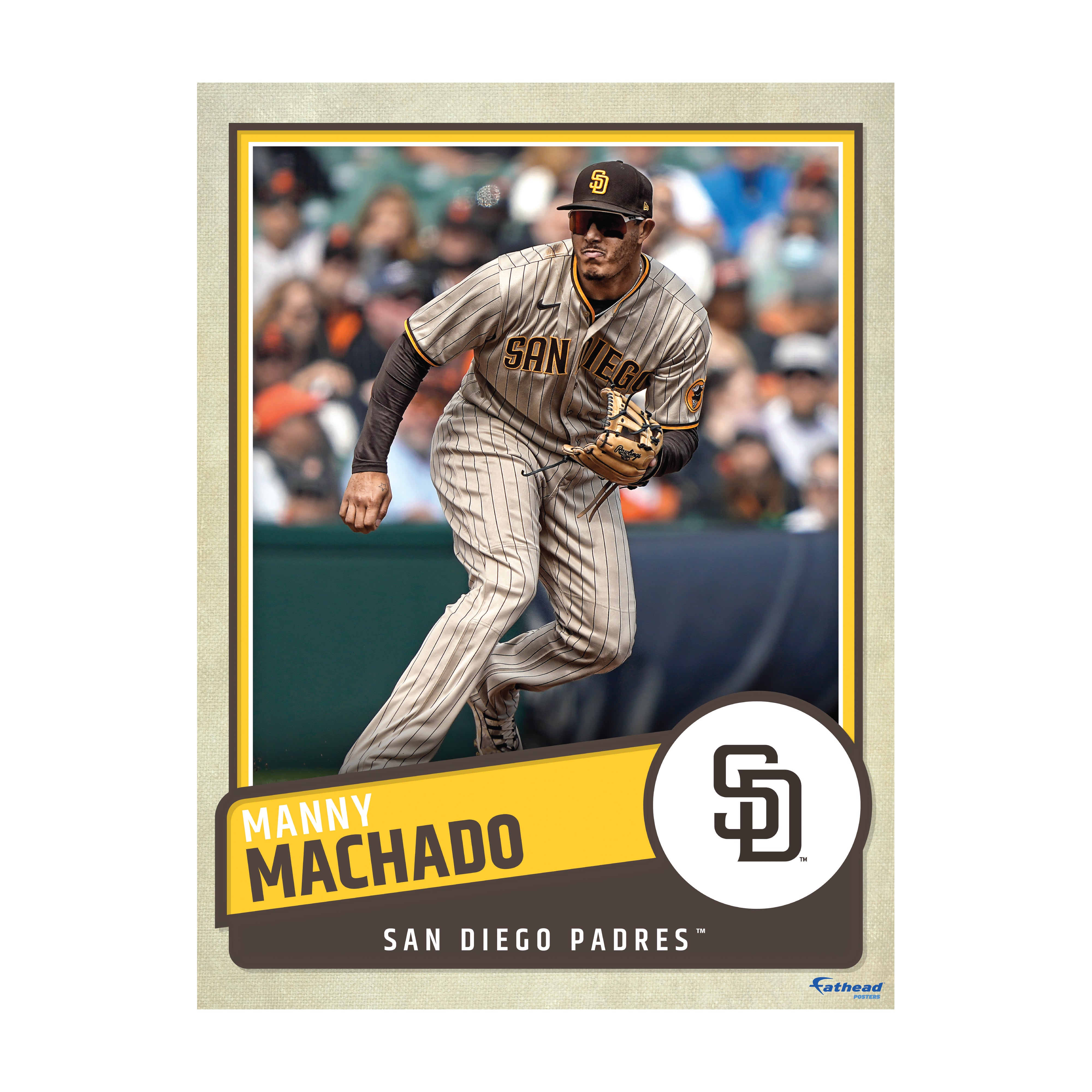 Men's San Diego Padres Manny Machado Majestic White Patch Flex