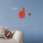Auburn Tigers:    Foam Finger        - Officially Licensed NCAA Removable     Adhesive Decal