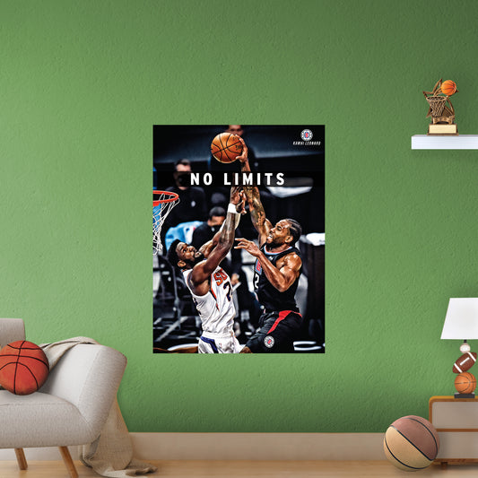Los Angeles Clippers: Kawhi Leonard Scoring Motivational Poster - Officially Licensed NBA Removable Adhesive Decal