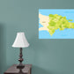 Maps of North America: Dominican Republic Mural        -   Removable Wall   Adhesive Decal