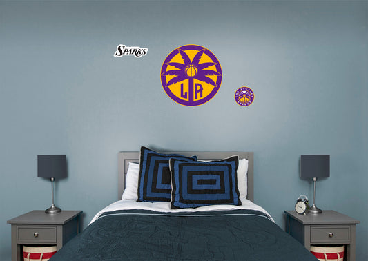 Los Angeles Sparks: Los Angeles Sparks  Logo        - Officially Licensed WNBA Removable Wall   Adhesive Decal