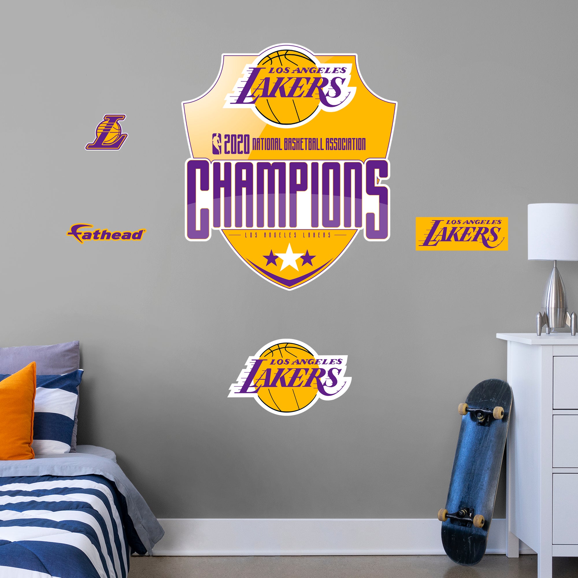 Los Angeles Lakers: Mailbox Logo - Officially Licensed NBA Outdoor Gra –  Fathead