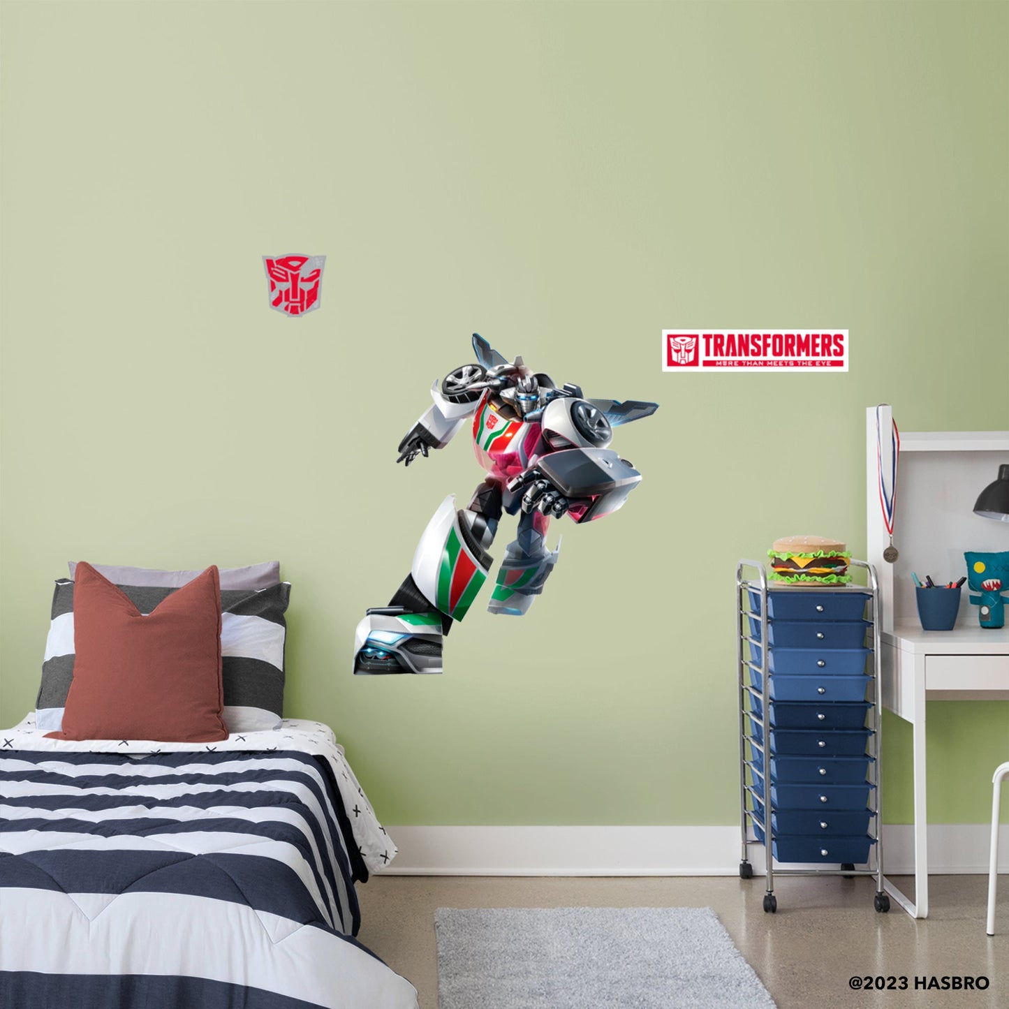 Transformers: Wheeljack RealBig - Officially Licensed Hasbro Removable Adhesive Decal