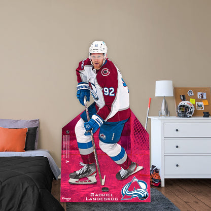 Colorado Avalanche: Gabriel Landeskog Life-Size Foam Core Cutout - Officially Licensed NHL Stand Out
