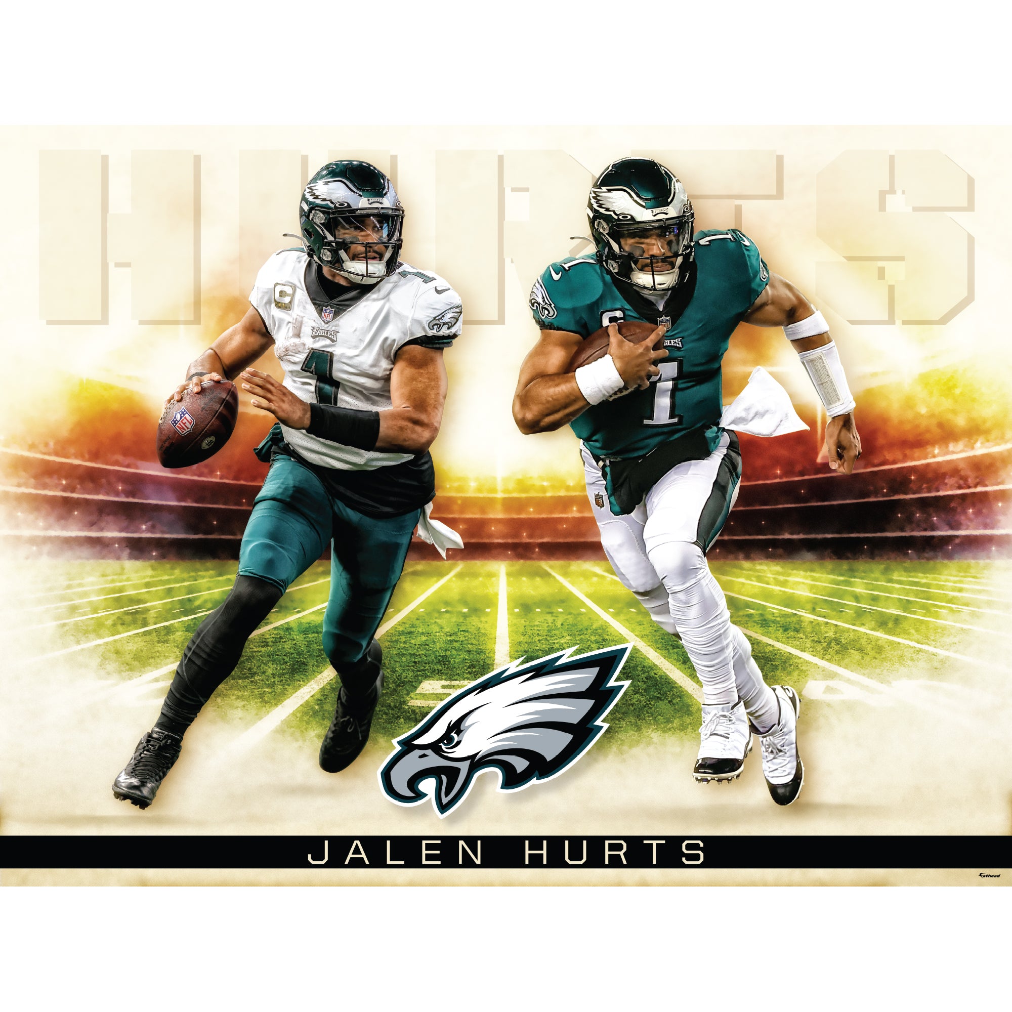 Philadelphia Eagles: Jalen Hurts 2023 Icon Poster - Officially License