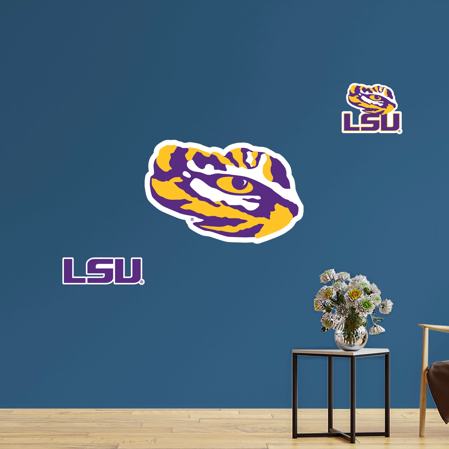 LSU Tigers: Tiger Logo - Officially Licensed NCAA Removable Adhesive Decal