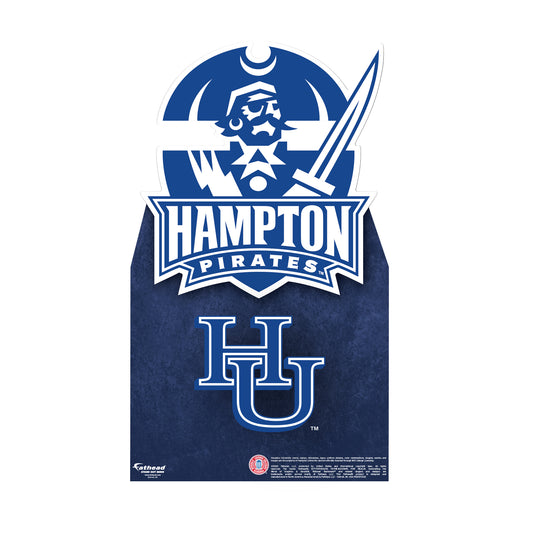 Hampton Pirates: Mini Cardstock Cutout - Officially Licensed NCAA Stand Out
