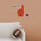 Oregon State Beavers:    Foam Finger        - Officially Licensed NCAA Removable     Adhesive Decal