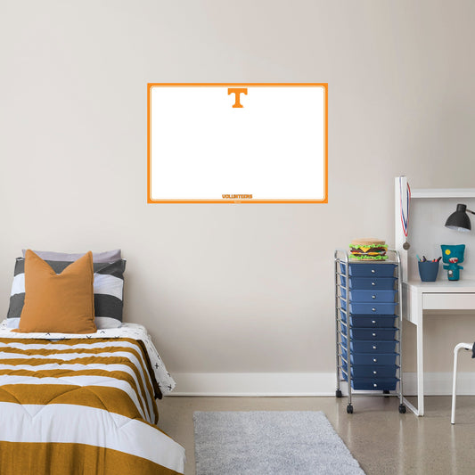 Tennessee Volunteers: Dry Erase White Board - Officially Licensed NCAA Removable Adhesive Decal