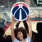 Washington Wizards: Logo Foam Core Cutout - Officially Licensed NBA Big Head