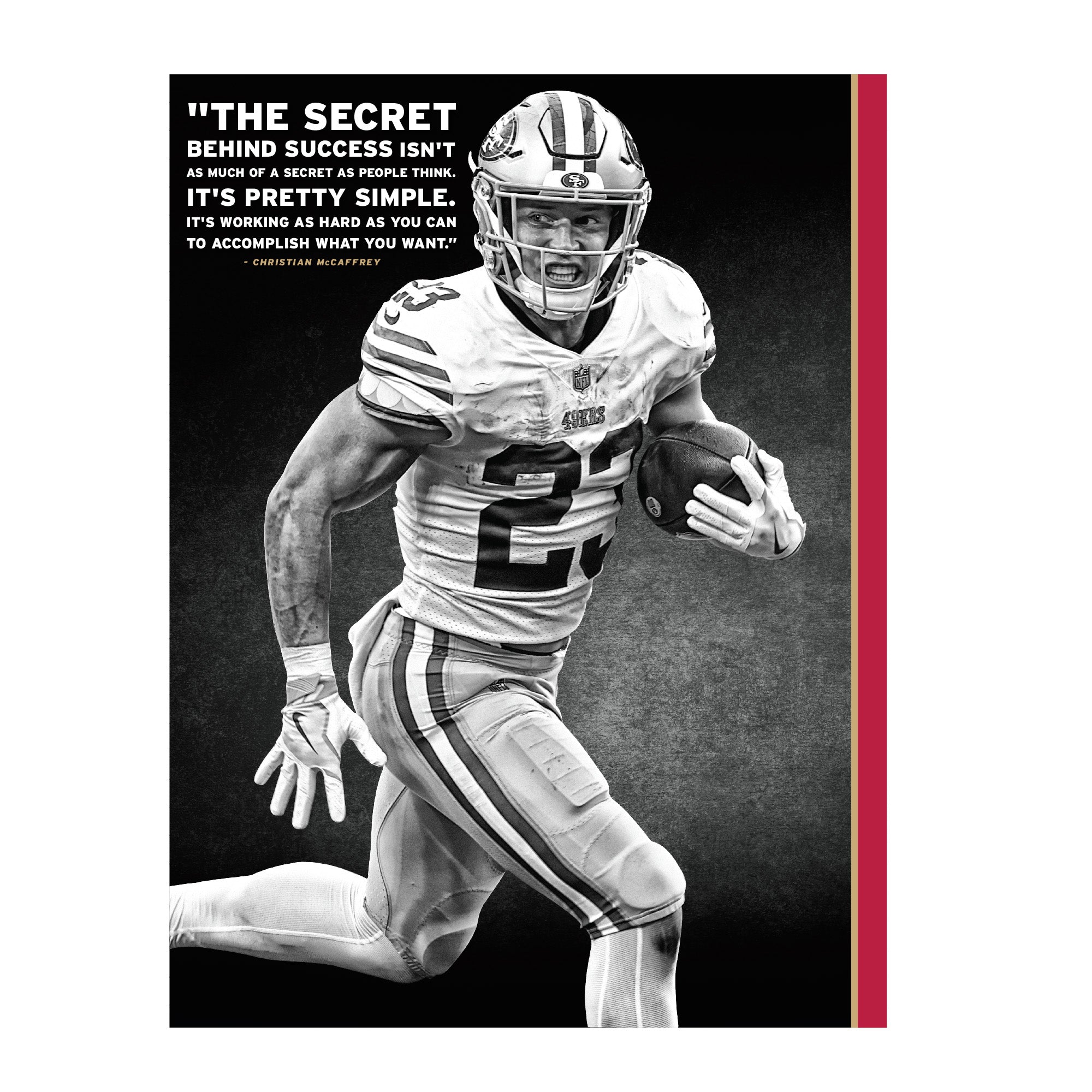 San Francisco 49ers: Christian McCaffrey 2023 Icon Poster - Officially –  Fathead