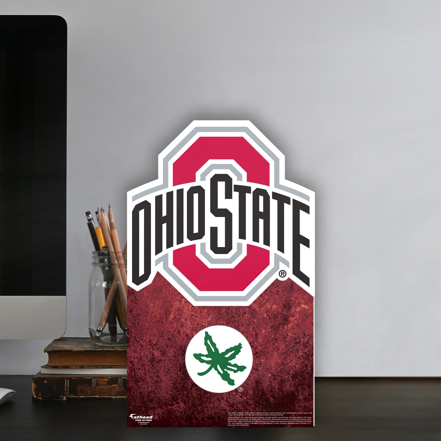 Ohio State Buckeyes: Mini Cardstock Cutout - Officially Licensed NCAA Stand Out