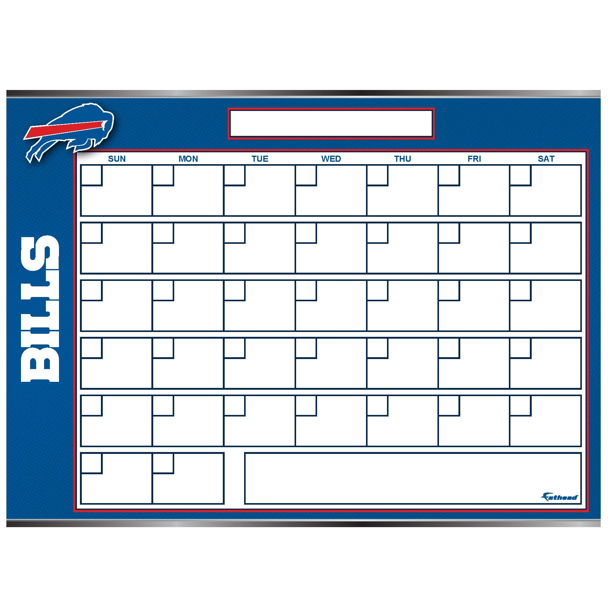 Buffalo Bills: 2022 Helmet Dry Erase Whiteboard - Officially Licensed –  Fathead