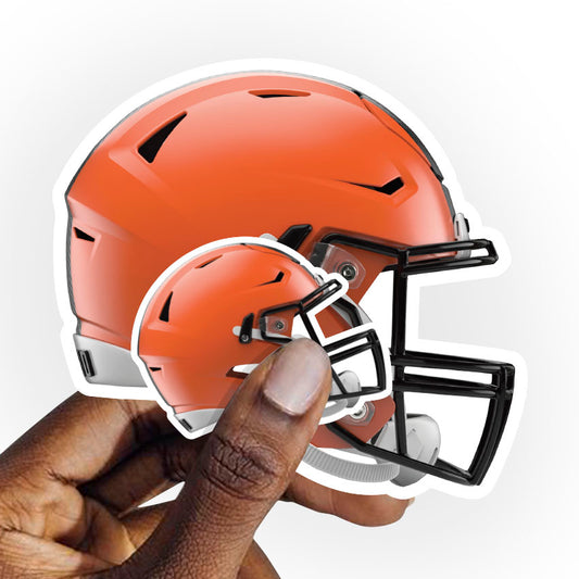 Cleveland Browns: Helmet Minis - Officially Licensed NFL Removable Adhesive Decal