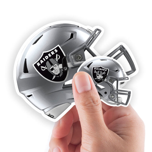 Las Vegas Raiders: Helmet Minis - Officially Licensed NFL Removable Adhesive Decal
