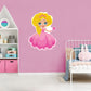 Nursery: Princess Pink Dress Character        -   Removable Wall   Adhesive Decal