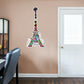 Dream Big Art:  Eiffel White Icon        - Officially Licensed Juan de Lascurain Removable     Adhesive Decal