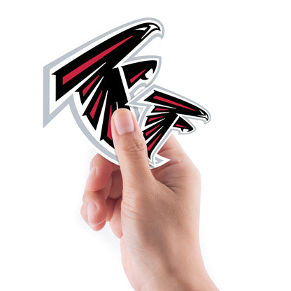 Sheet of 5 -Atlanta Falcons:   Logo Minis        - Officially Licensed NFL Removable Wall   Adhesive Decal