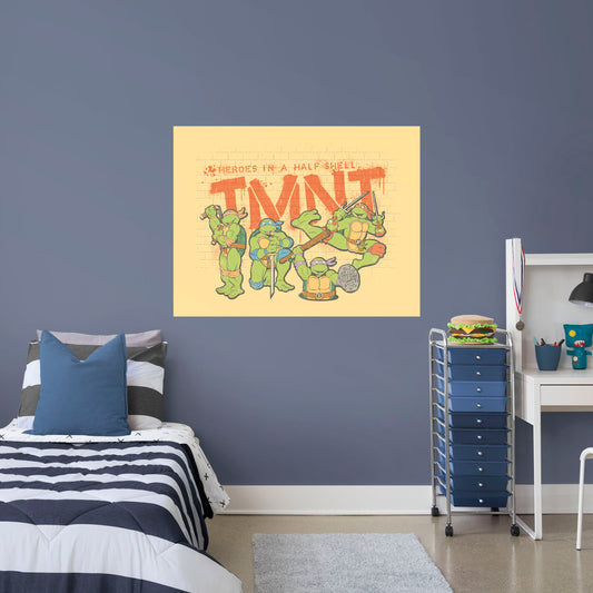 Teenage Mutant Ninja Turtles: Graffiti Poster - Officially Licensed Nickelodeon Removable Adhesive Decal