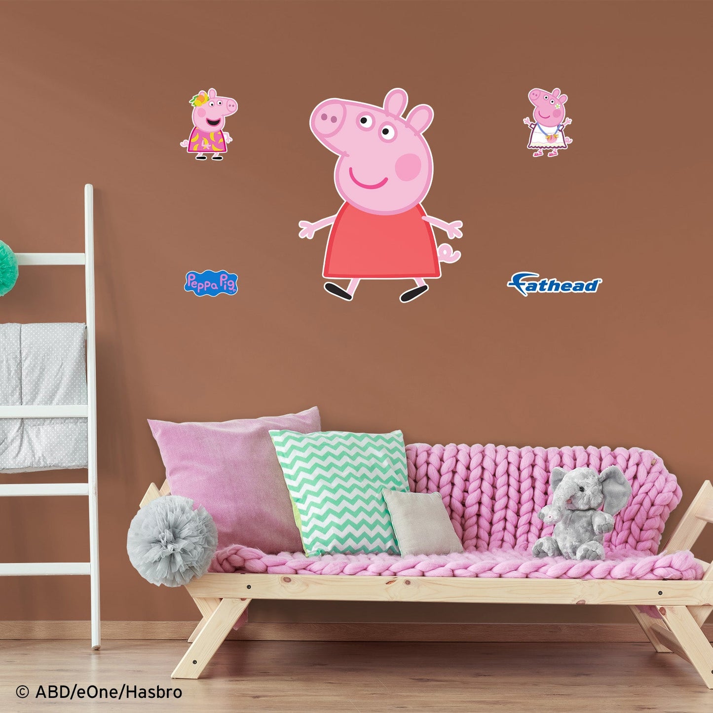 Peppa Pig: Peppa RealBigs - Officially Licensed Hasbro Removable Adhesive Decal