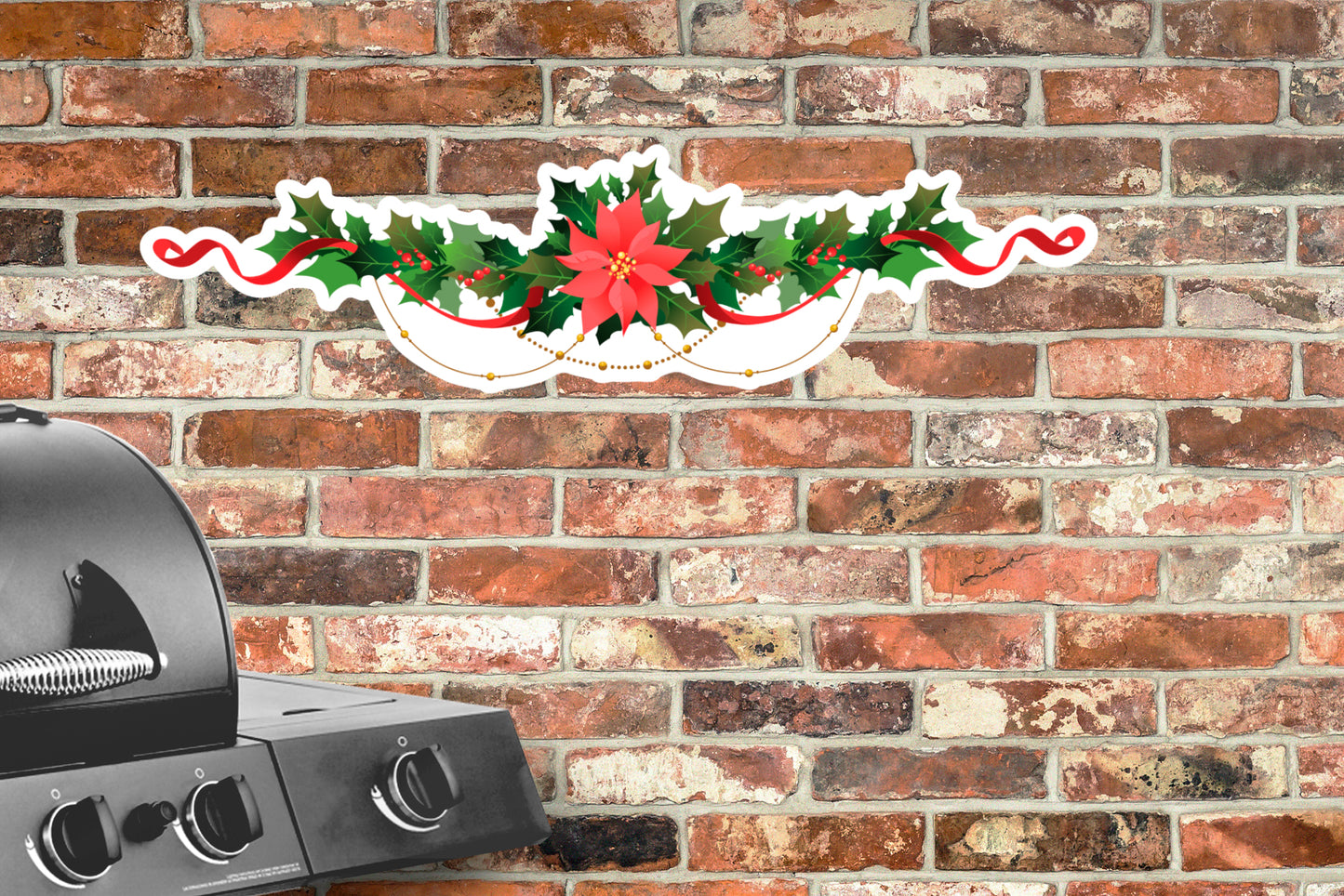 Christmas: Red Flower - Outdoor Graphic