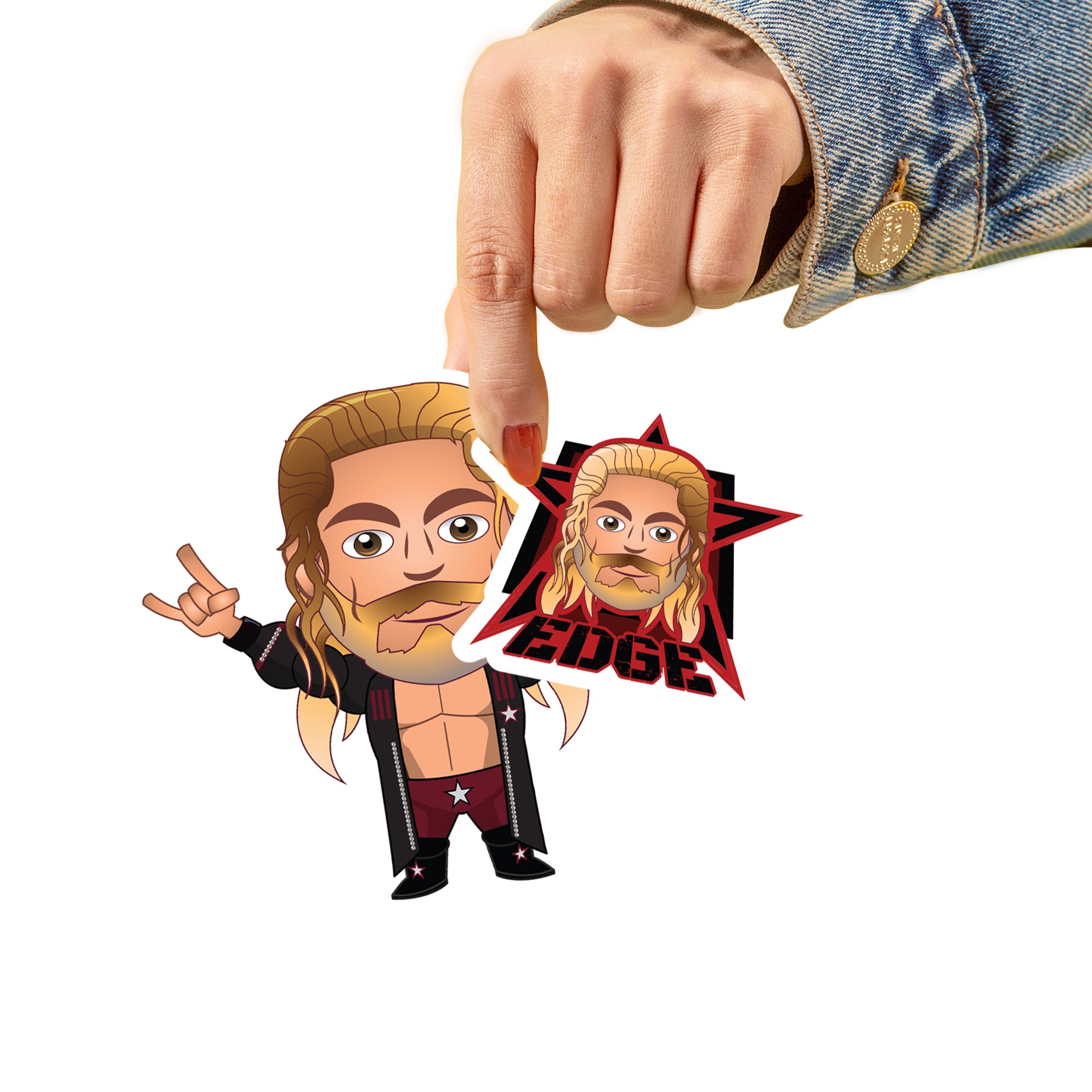 Edge - Officially Licensed WWE Removable Wall Adhesive Decal