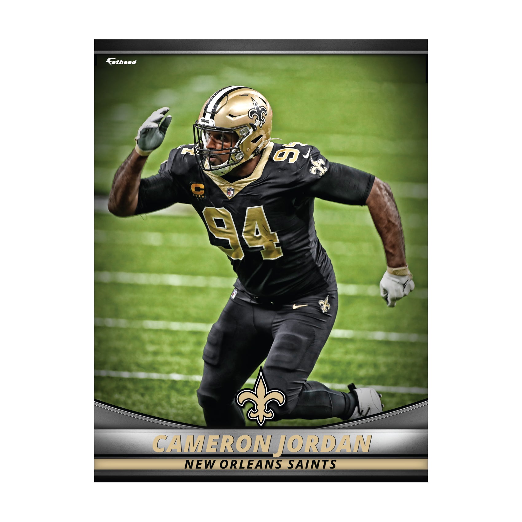 New Orleans Saints: Cameron Jordan 2022 - Officially Licensed NFL Outd –  Fathead